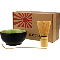 Taro - Juego de cuenco- escobilla y cuchara para té matcha